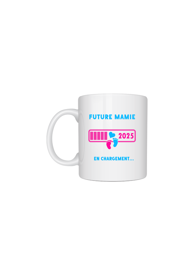 Mug motif future mamie en cour de téléchargement 