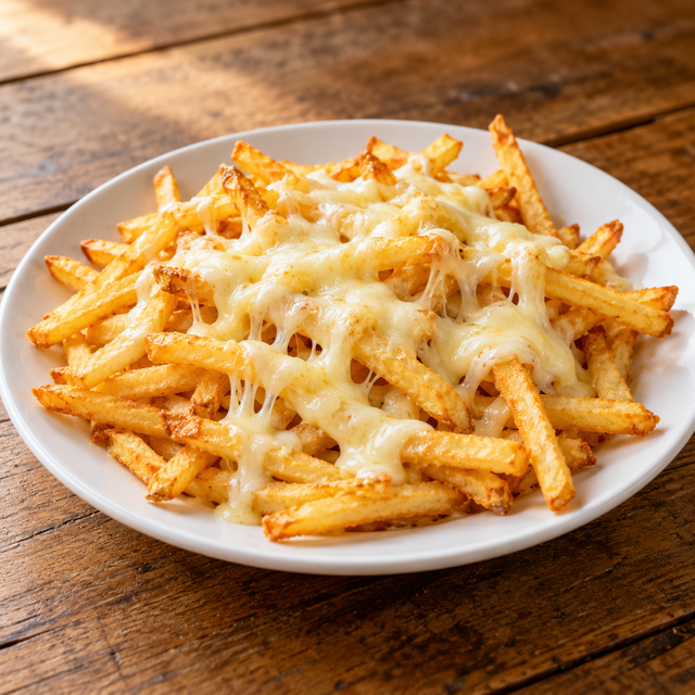 Cheesy Salted Fries