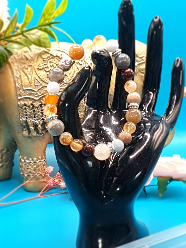 Bracelet perles naturelles