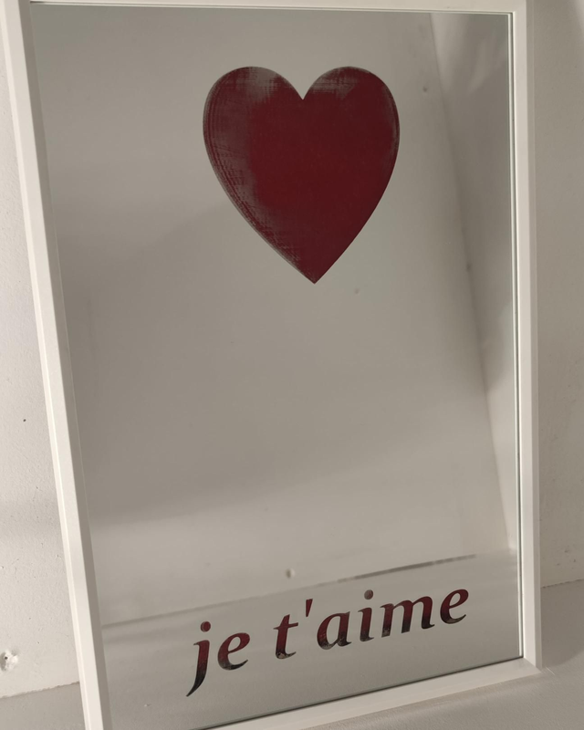 Coeur rouge je t&#039;aime