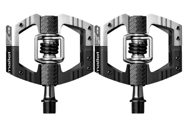 Paire de Pédales Automatiques Crankbrothers Mallet Enduro LS Argent/Noir