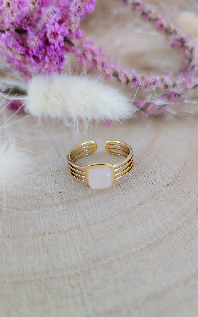 Bague Quartz rose