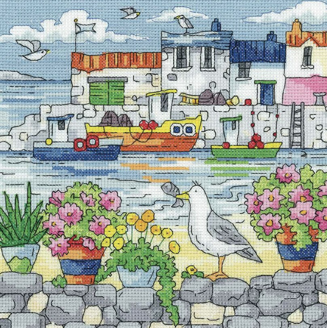 Geranium Shore Cross Stitch Kit