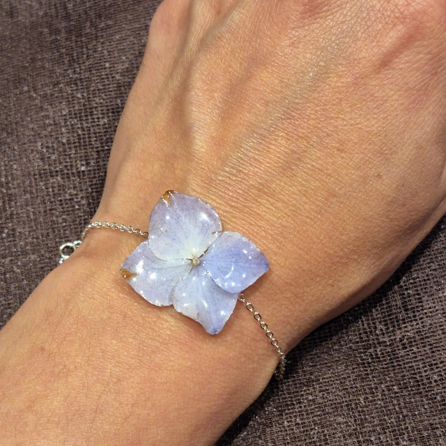 Bracelet Hortensia – Acier inoxydable argenté