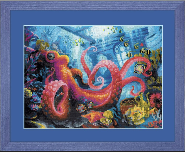 Riolis underwater Kingdom cross stitch kit