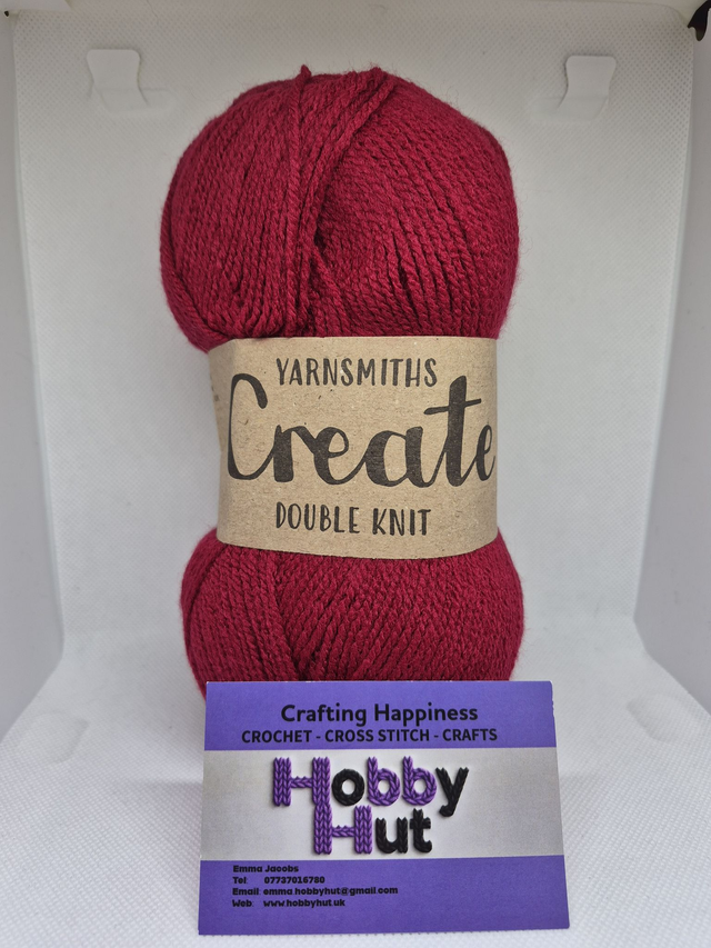 Yarnsmiths Create DK - Claret Red - 100g