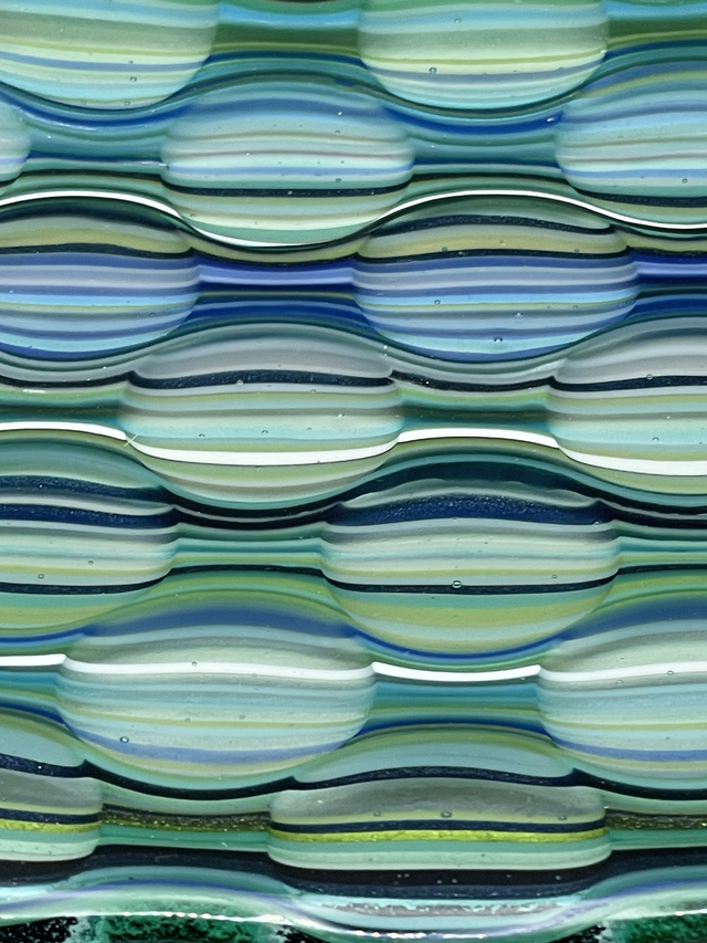 Green and Blue Optic Platter