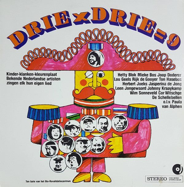 Various - Drie x Drie=9 (LP)