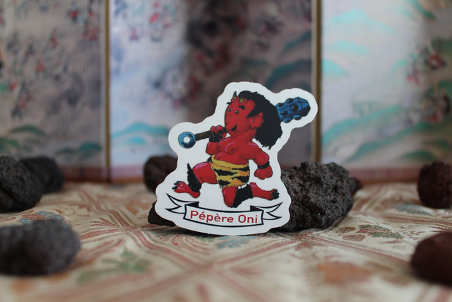 Autocollant "Pépère Oni"