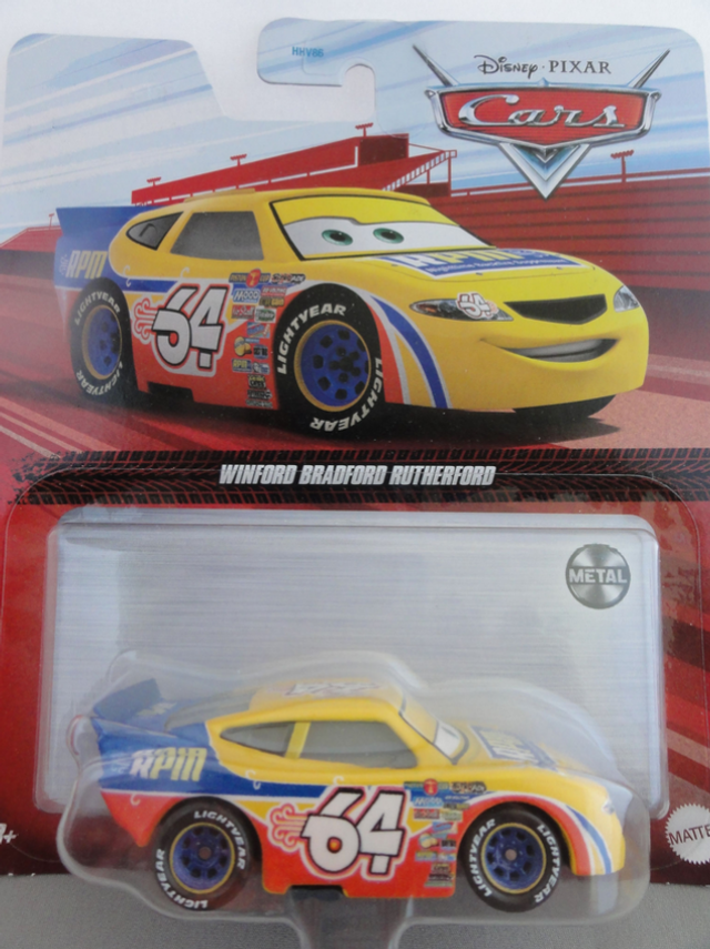 Disney Pixar Cars 1 - Winford Bradford Rutherford - RPM #64