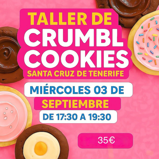 Taller Crumbl Cookies Niños