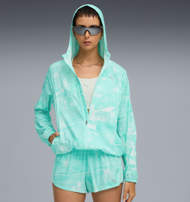 W RUN VELOCITY AOP WOVEN JACKET