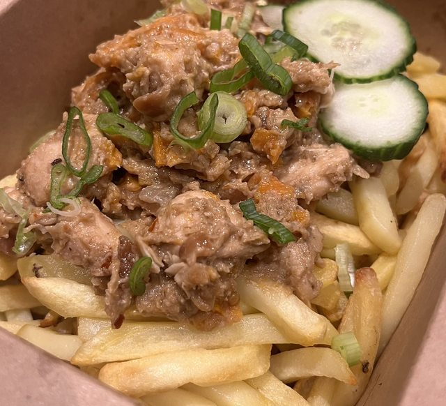 Chicken Satay Dirty Fries