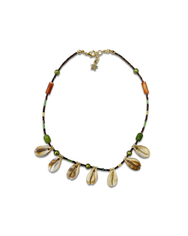 ✷ COLLIER COQUILLAGES NACRÉS ✷