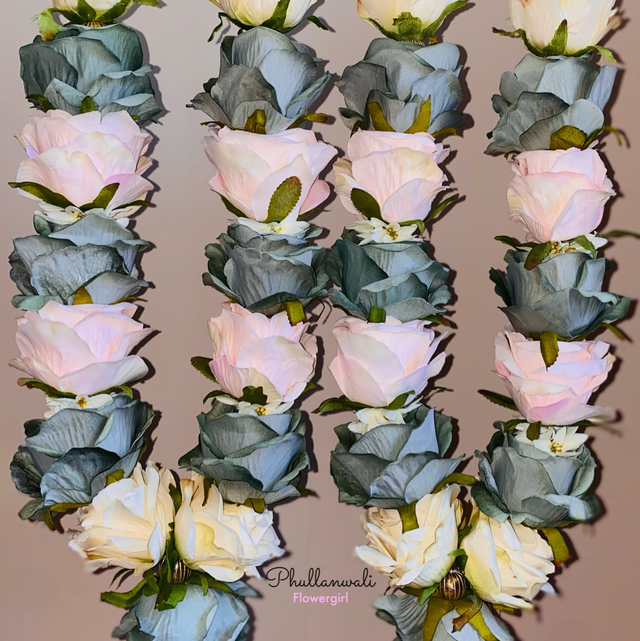 Bespoke Silk Flower Couple Garlands