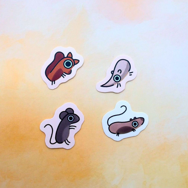 Set of Rodents / Sticker Flakes