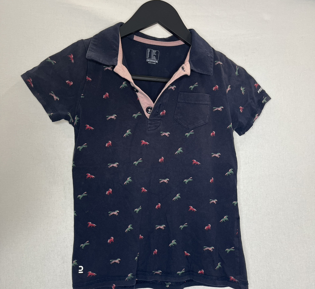 T-shirt Fouganza motif poney 10ans