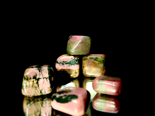 Rhodonite Cube