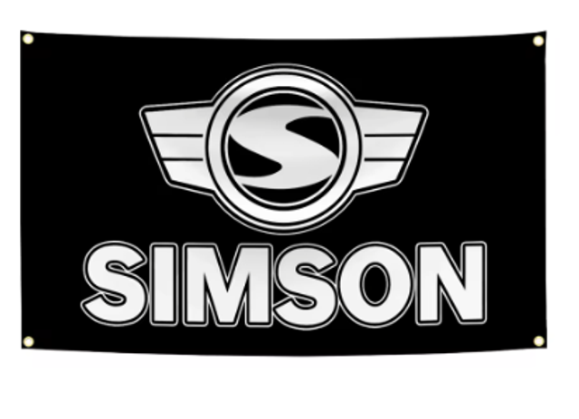 Grote vlaggen Simson (150x90cm)