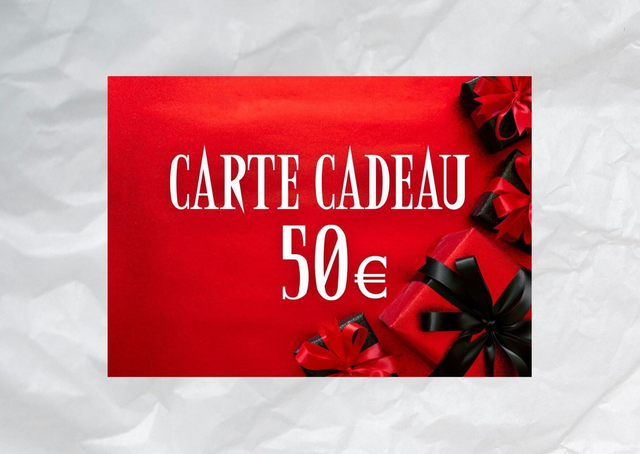 Carte cadeau Horreur 50€ -  version physique
