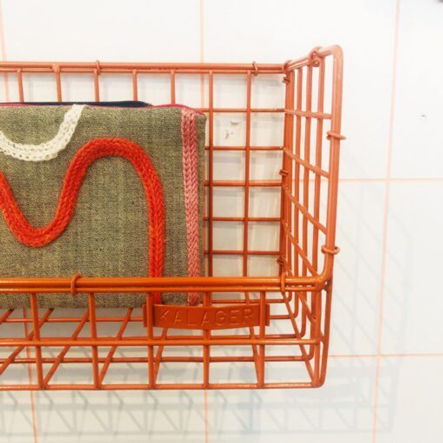 WIRE SHELF MEDIUM, ORANJE