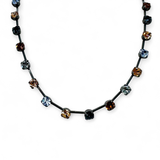 Collier DEVA DAY Blau Braunmix
