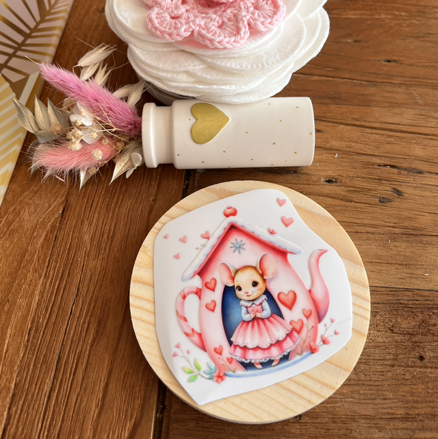 Sticker permanent souris 