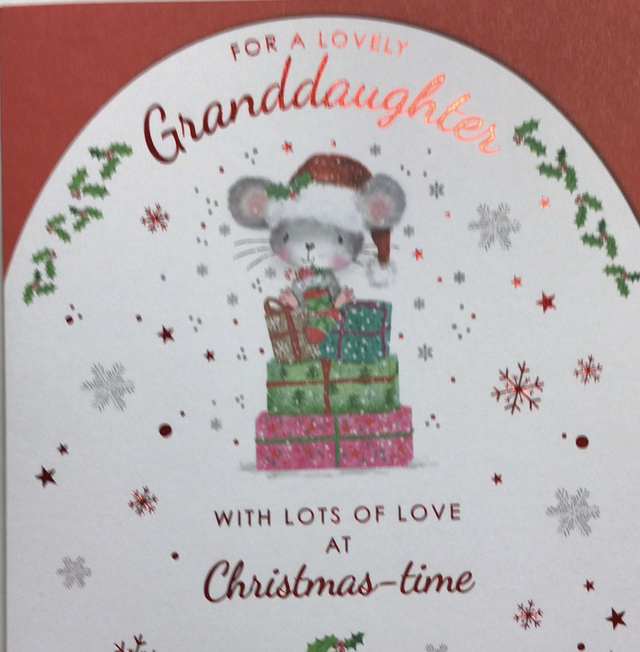Christmas Granddaughter (Mouse) 