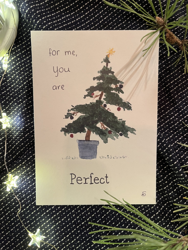 Weihnachtskarte "Perfect"
