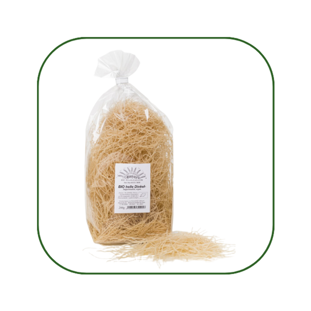 Bio helle Dinkel Suppennudeln, 200g