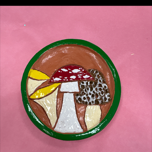 Mushroom trinket dish boterbloem studio