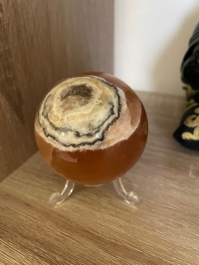 Sphere de CALCITE DE MIEL