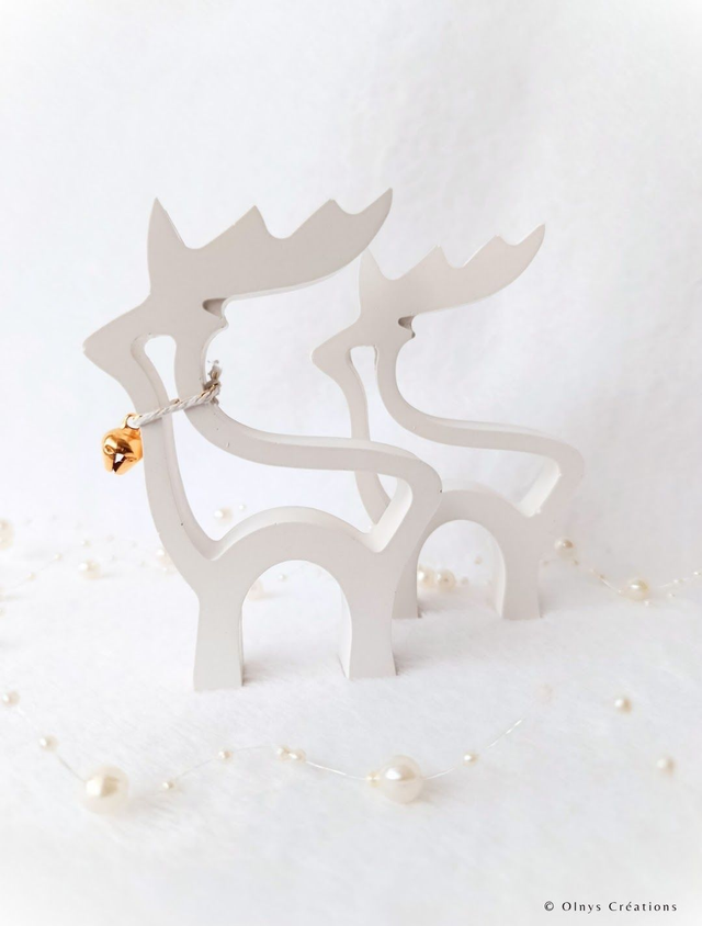 Elan de Noël - Décoration ornement en plâtre