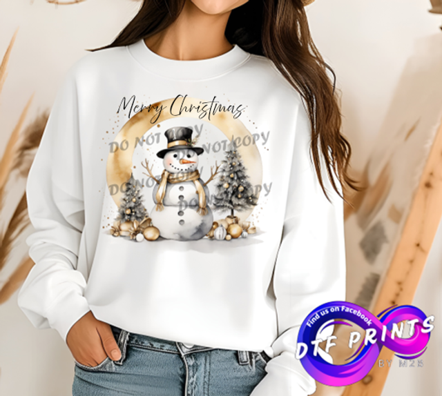 Black &amp; Gold Snowman Ring