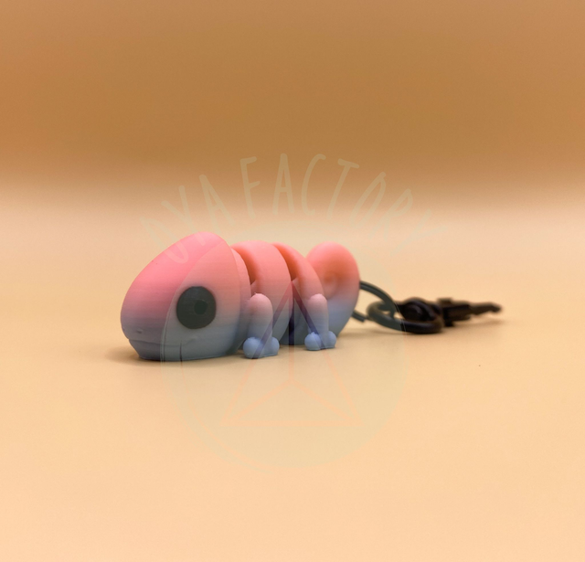 Porte-clés mini Caméléon articulée (série limitée n°1)