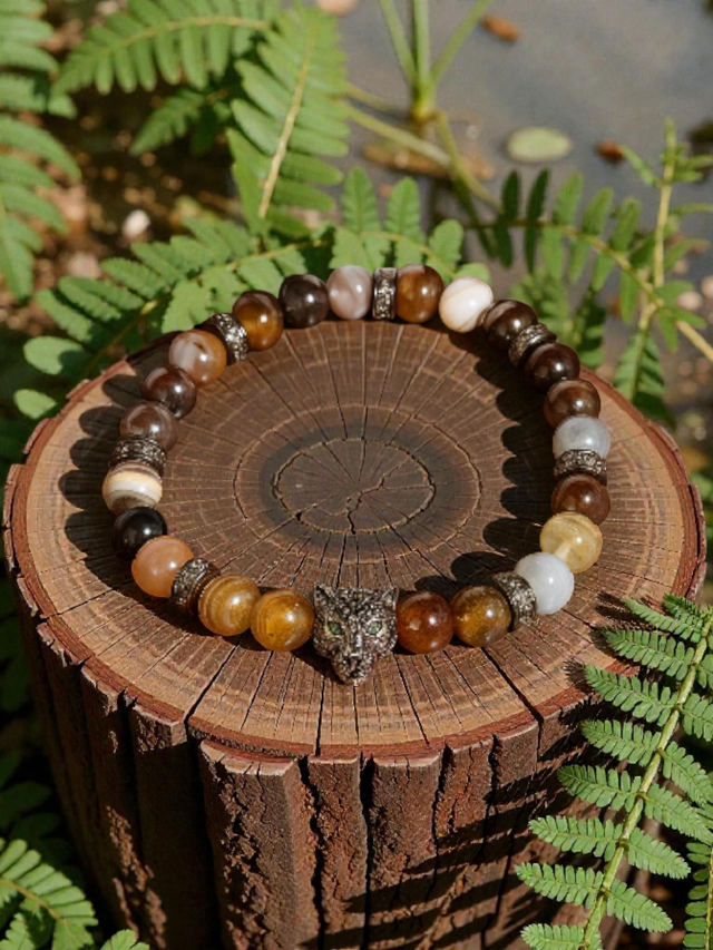 Bracelet Agate Botswana - Purification &amp; Harmonie 