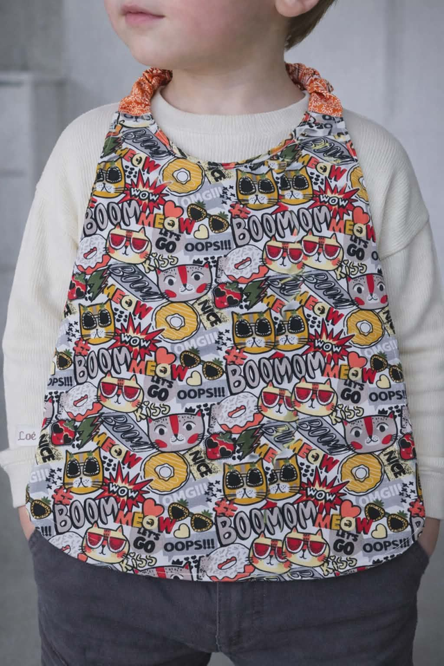 Serviette élastiquée chats