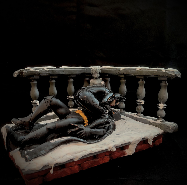 Diorama BATMAN &amp; CATWOMEN 1/6e