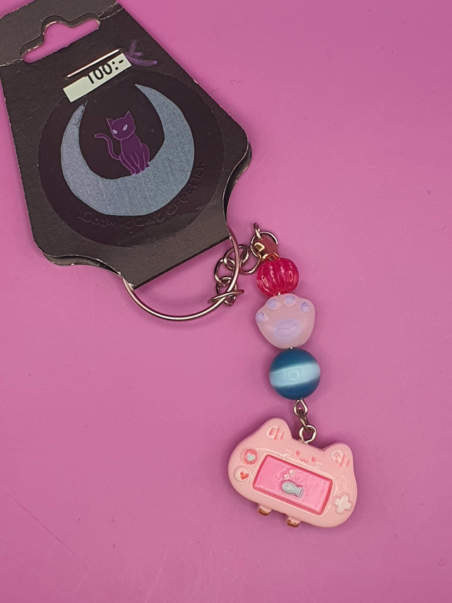 Keychain Kitty Console Pink 