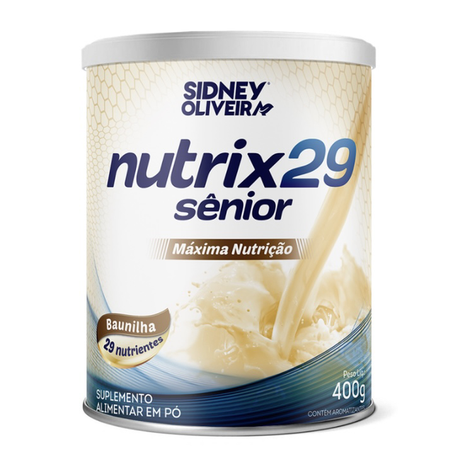 Nutrix 29 Sênior Sabor Baunilha Sidney Oliveira – 400g
