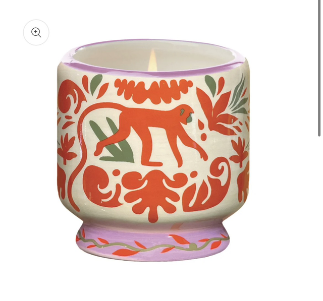 Vela ceramica dopo COCONUT &amp; AMBER