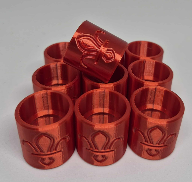 Woggle - Gloss - Red Ruby - 10 Pack