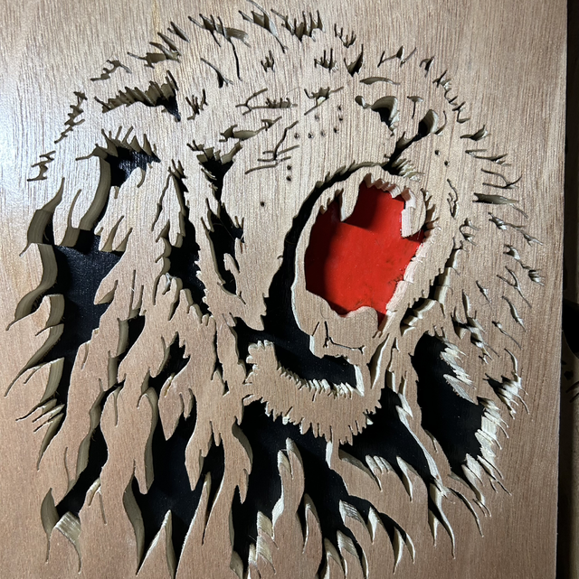 Tête de lion 