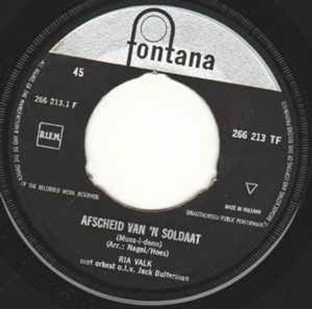 Ria Valk - Afscheid Van &#039;n Soldaat (Muss-i-denn)