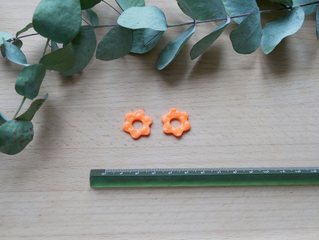 Medium Bloom Orange Fluo