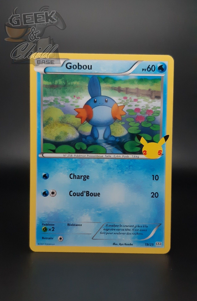 Carte Pokémon - 25th Anniversaire - Promo McDo 2021 - Gobou