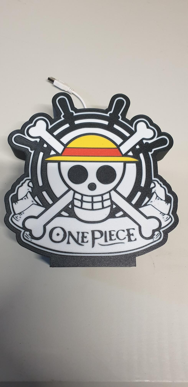 Lampe One Piece tête de mort