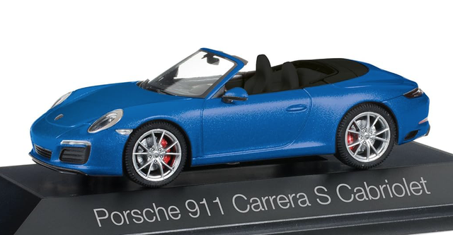 Porsche 911 Carrera 4S met. 991 Sapphire Blau Herpa 1:43