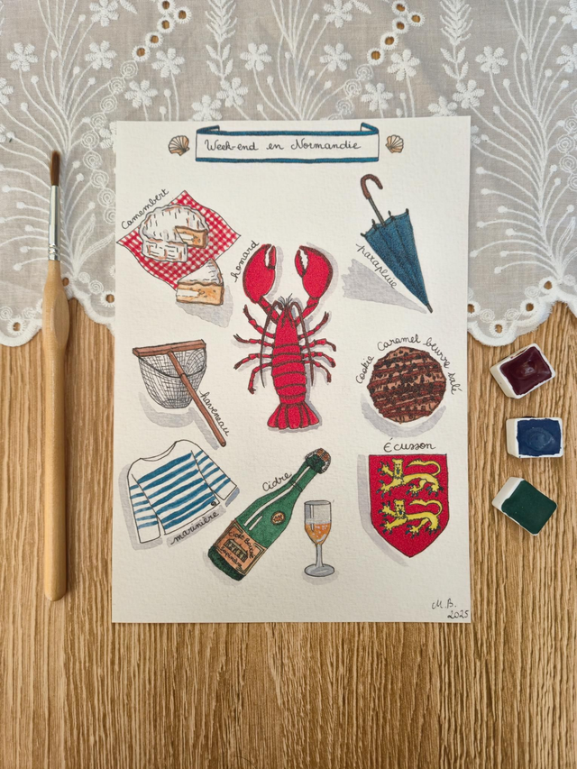 Affiche "La Normandie"