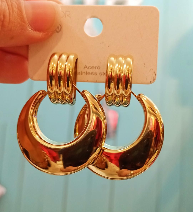 Pendientes Aldaba redondos